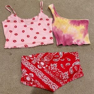 Bundle of crop tops
